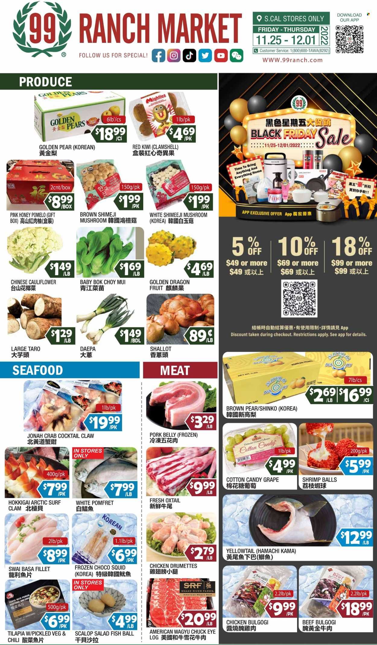 99 Ranch Market (40, CA) Weekly Ad Flyer Specials November 25 to December 1, 2022
