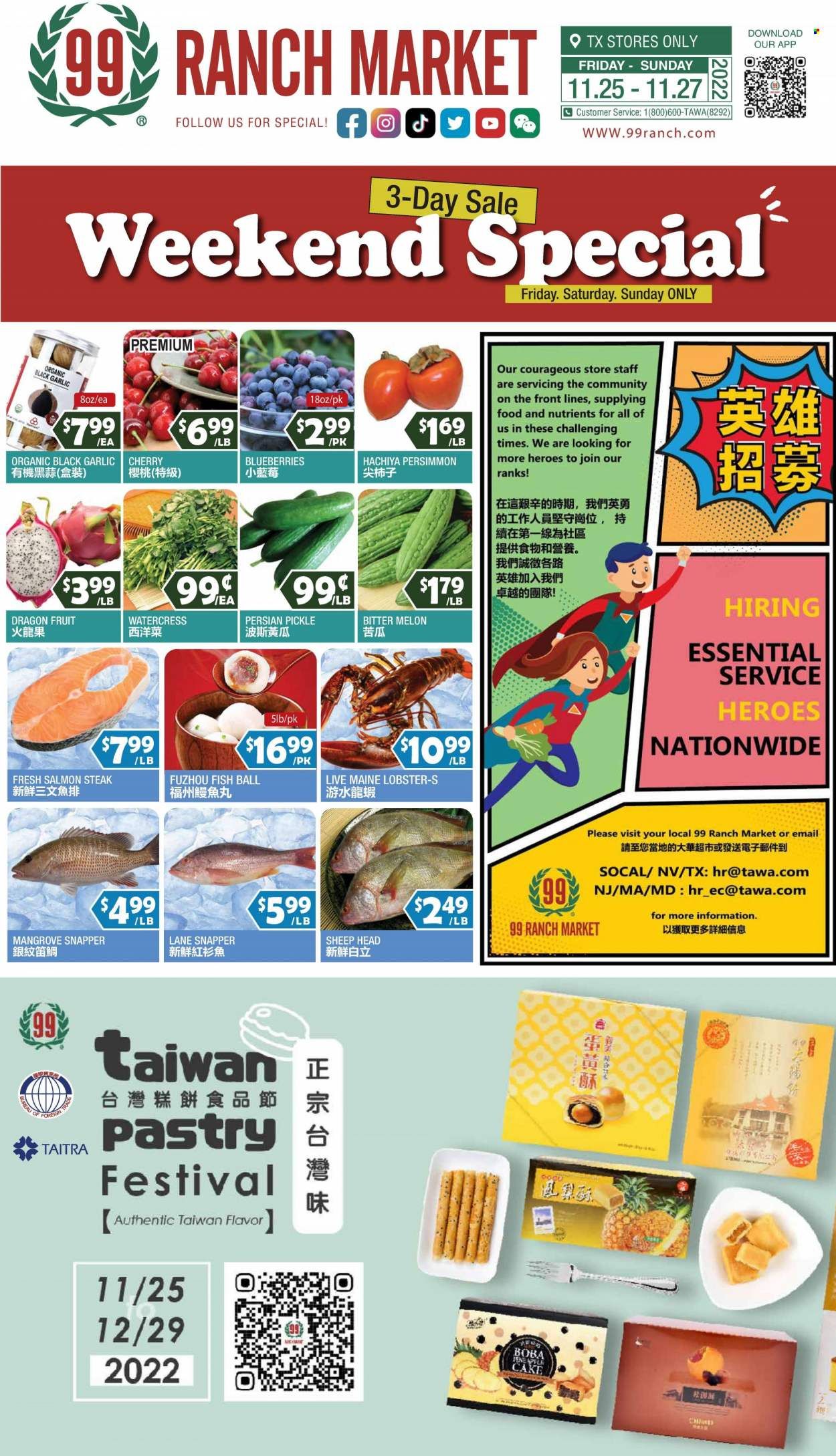 99 Ranch Market (TX) Weekly Ad Flyer Specials November 25 to December 1, 2022