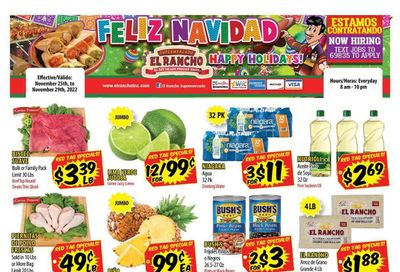 El Rancho (TX) Weekly Ad Flyer Specials November 25 to November 29, 2022