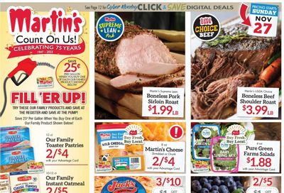 Martin’s (IN, MI) Weekly Ad Flyer Specials November 27 to December 3, 2022