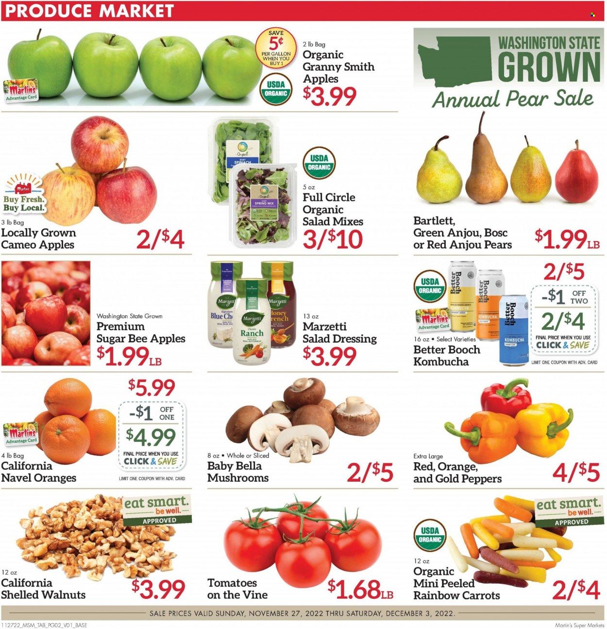 Martin’s (IN, MI) Weekly Ad Flyer Specials November 27 to December 3, 2022