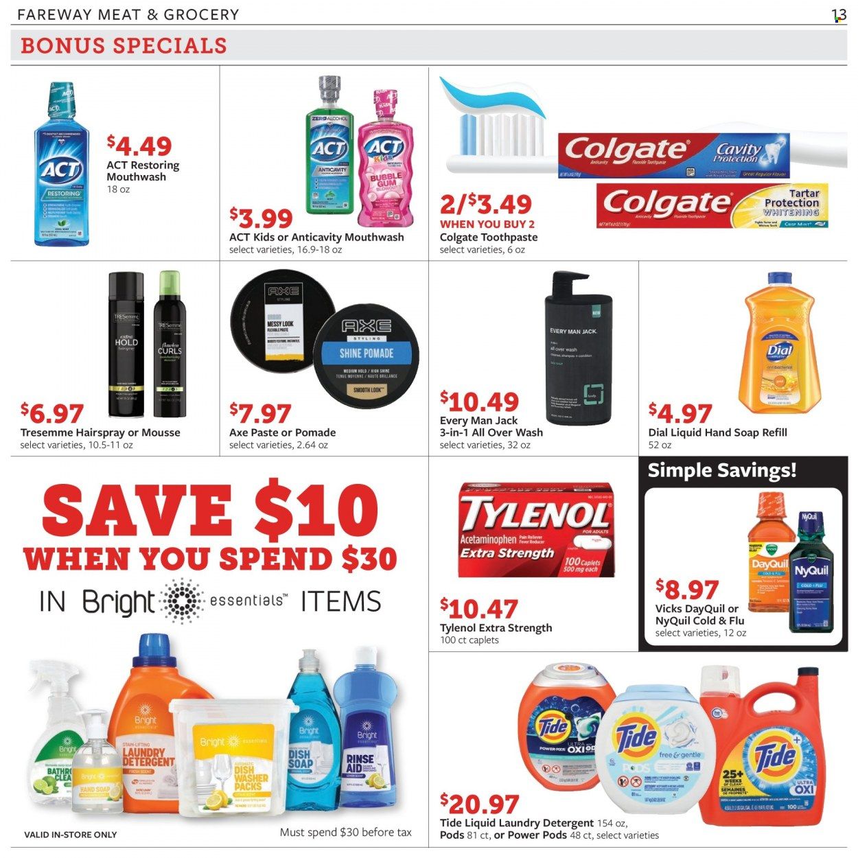Fareway (IA) Weekly Ad Flyer Specials November 28 to December 3, 2022