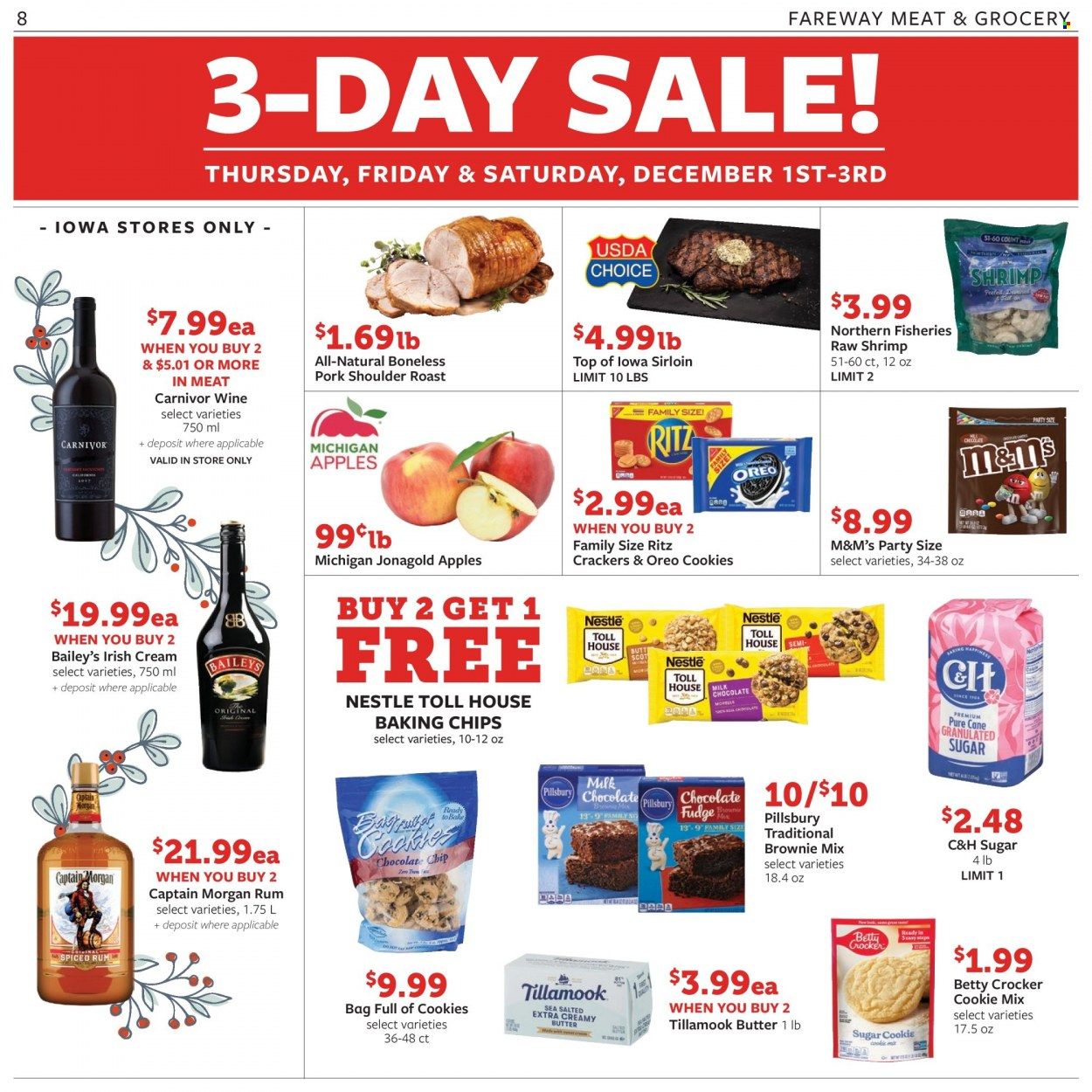 Fareway (IA) Weekly Ad Flyer Specials November 28 to December 3, 2022