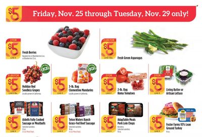 Raley's (CA, NV) Weekly Ad Flyer Specials November 25 to November 29, 2022