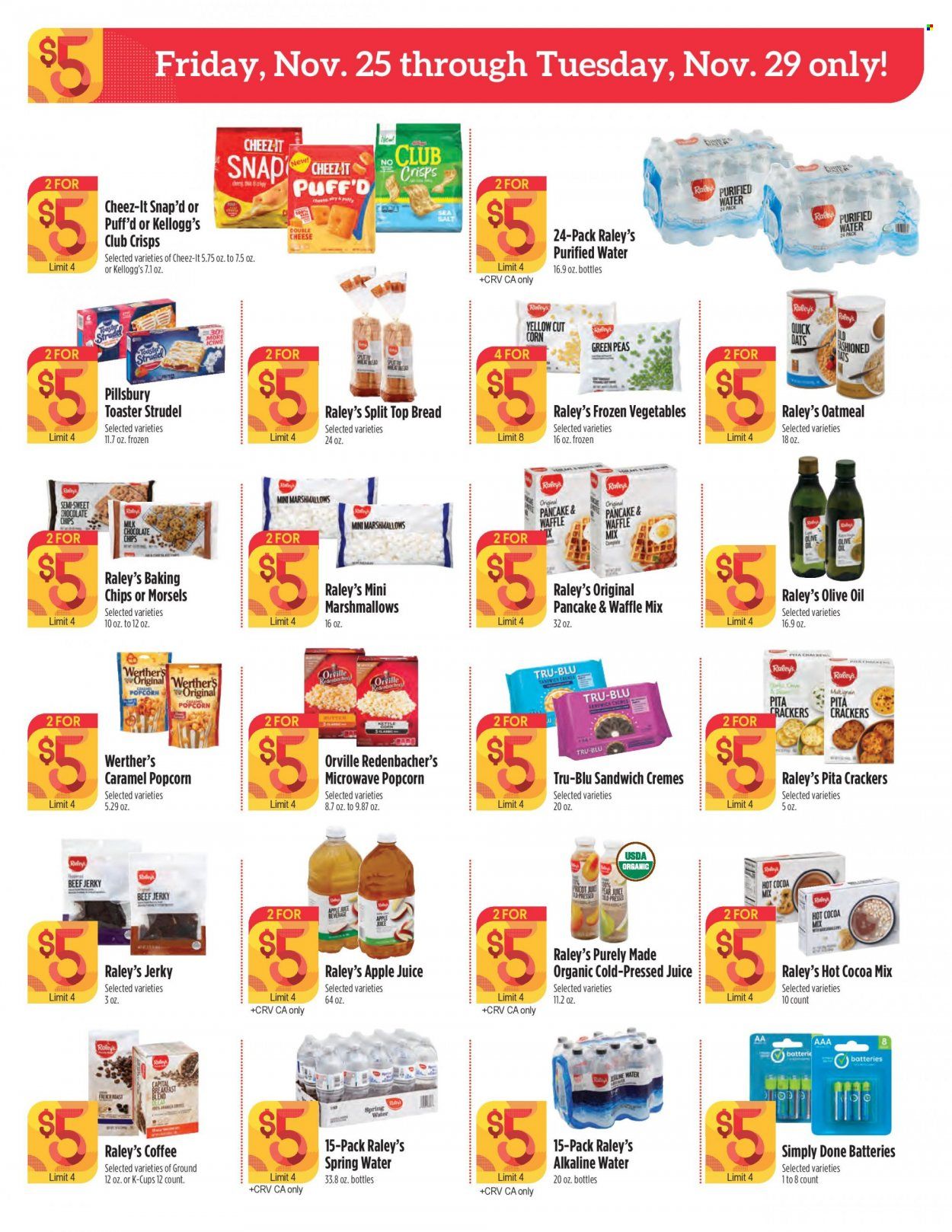 Raley's (CA, NV) Weekly Ad Flyer Specials November 25 to November 29, 2022