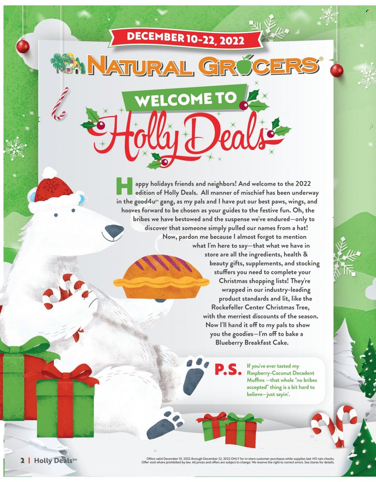 Natural Grocers Weekly Ad Flyer Specials December 10 to December 22, 2022
