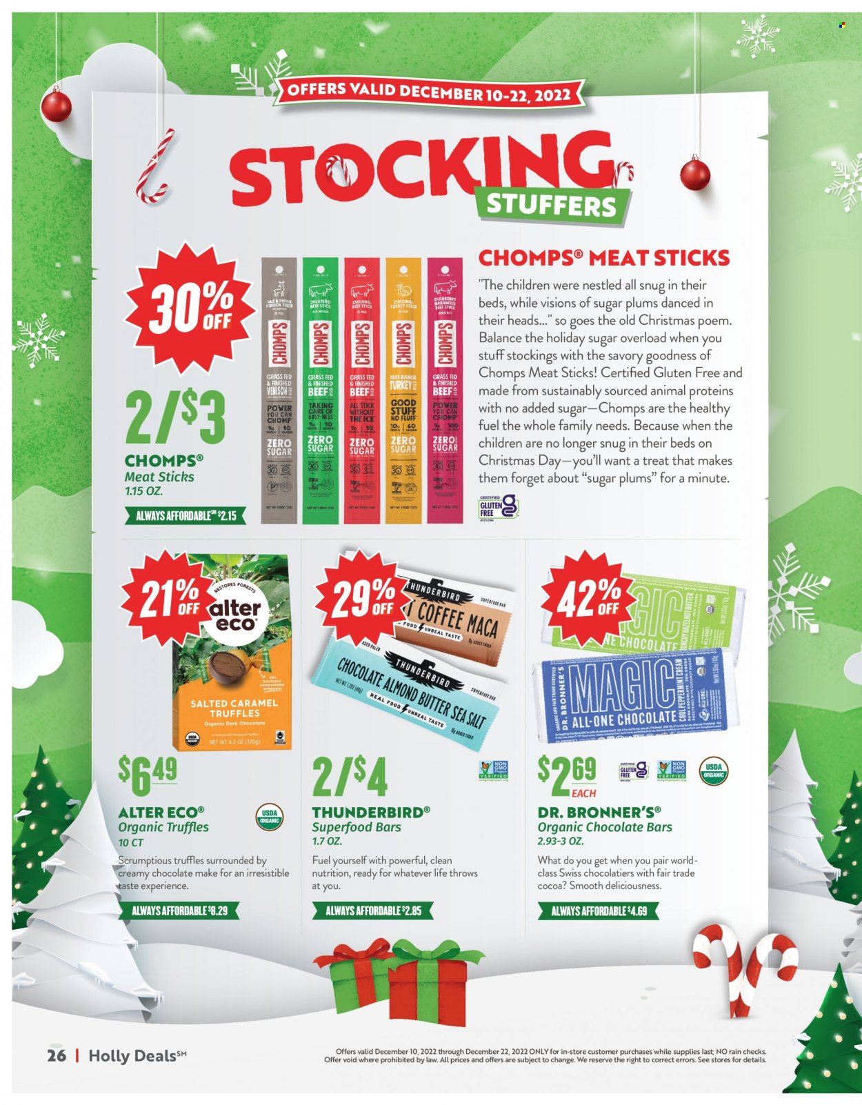 Natural Grocers Weekly Ad Flyer Specials December 10 to December 22, 2022