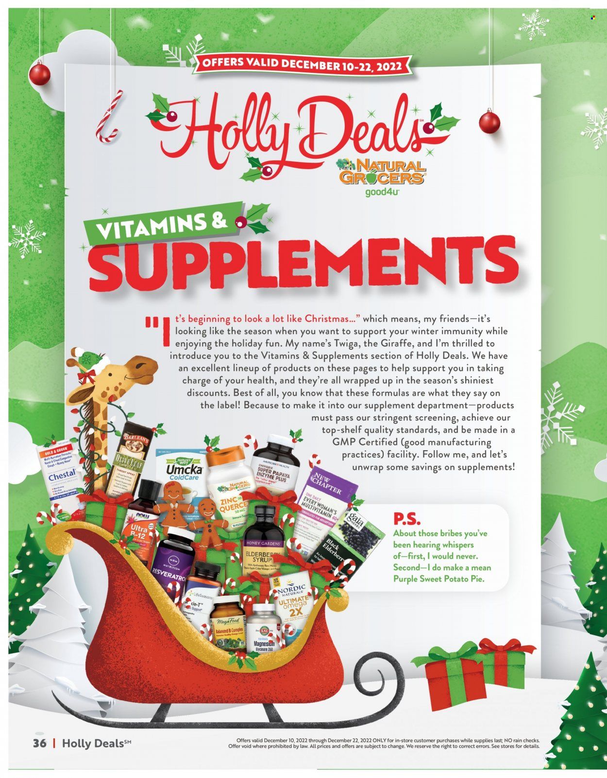 Natural Grocers Weekly Ad Flyer Specials December 10 to December 22, 2022