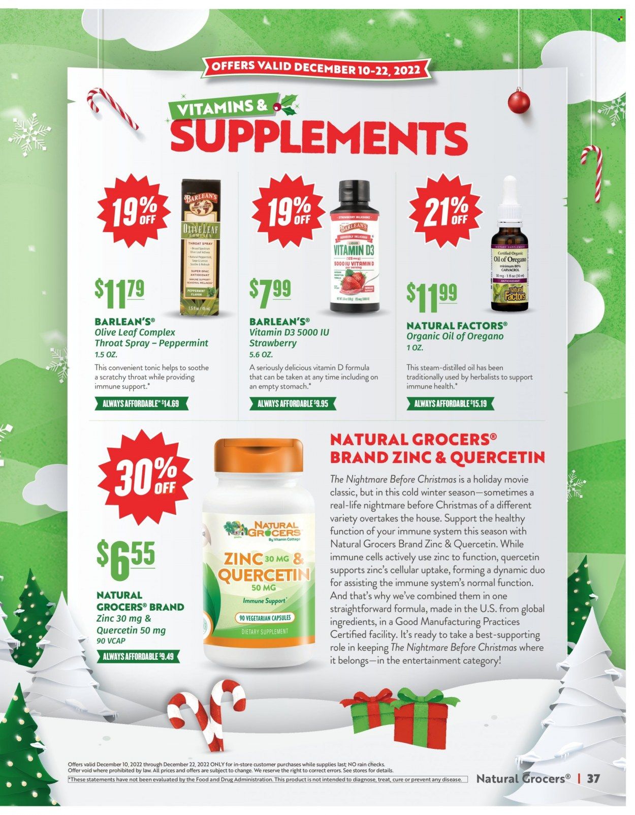 Natural Grocers Weekly Ad Flyer Specials December 10 to December 22, 2022