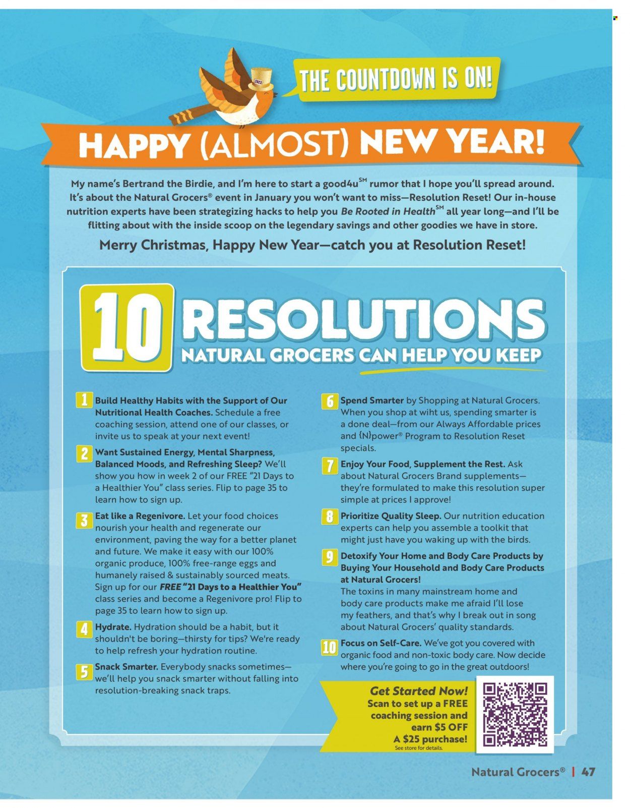 Natural Grocers Weekly Ad Flyer Specials December 10 to December 22, 2022