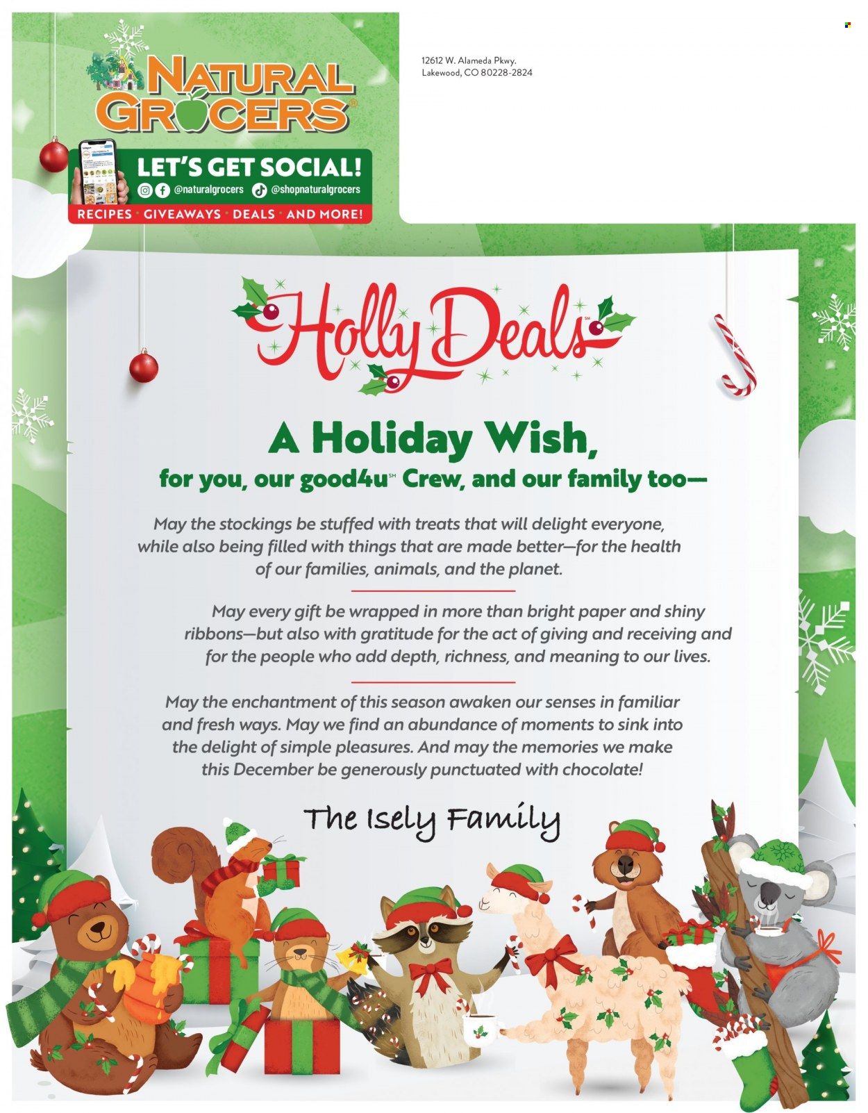 Natural Grocers Weekly Ad Flyer Specials December 10 to December 22, 2022