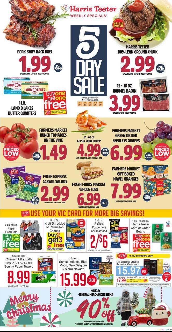 Harris Teeter Weekly Ad Flyer Specials November 25 to November 29, 2022