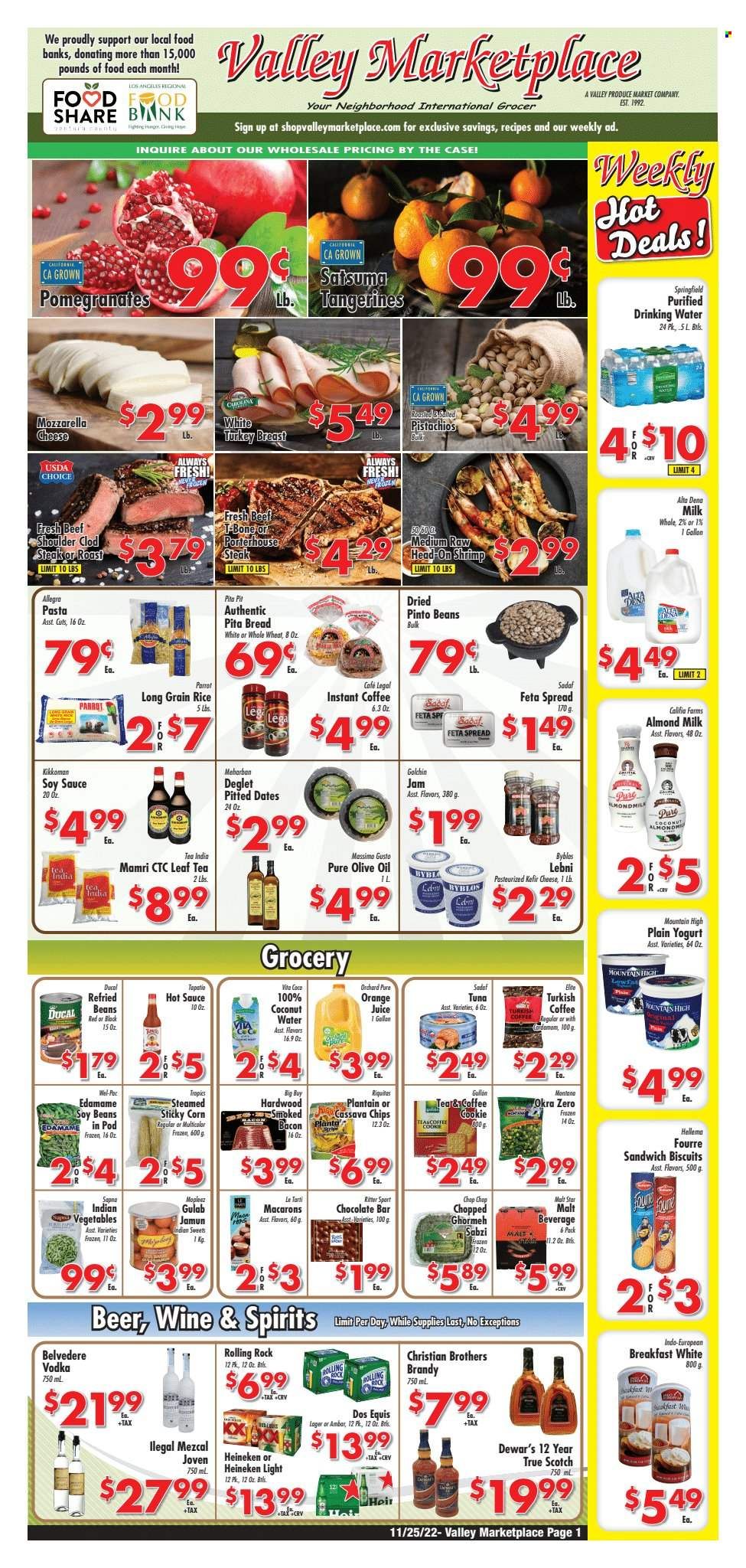 Valley Marketplace (CA) Weekly Ad Flyer Specials November 25 to November 29, 2022