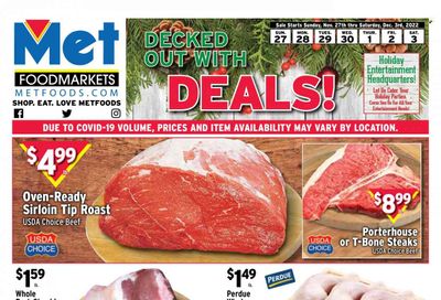 Met Foodmarkets Weekly Ad Flyer Specials November 27 to December 3, 2022