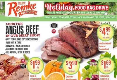 Remke (KY) Weekly Ad Flyer Specials November 25 to November 30, 2022