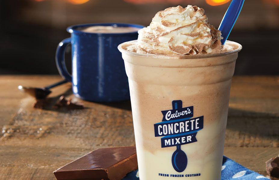 The Decadent Frozen Cocoa Concrete Mixer Makes a Splash at Culver’s The Decadent Frozen Cocoa Concrete Mixer Makes a Splash at Culver’s