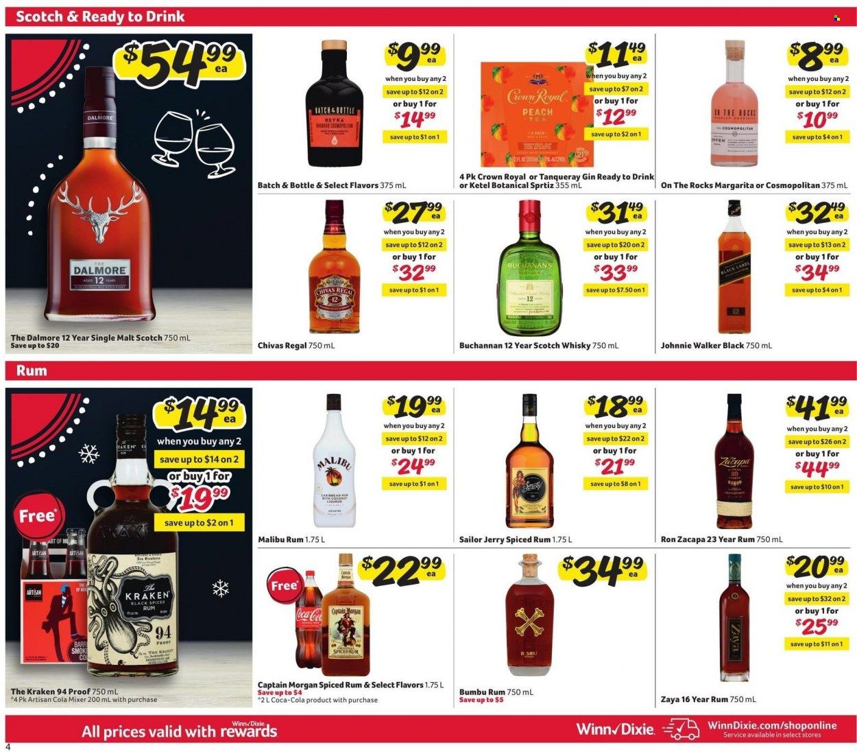 Winn Dixie (AL, FL, GA, LA) Weekly Ad Flyer Specials November 28 to January 1, 2023