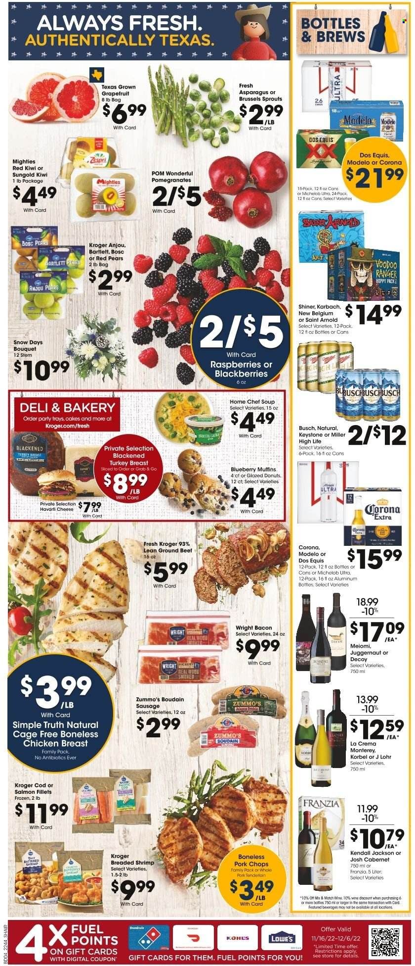 Kroger (GA, IL, LA, MI, OK, SC, TN, TX, VA) Weekly Ad Flyer Specials November 30 to December 6, 2022