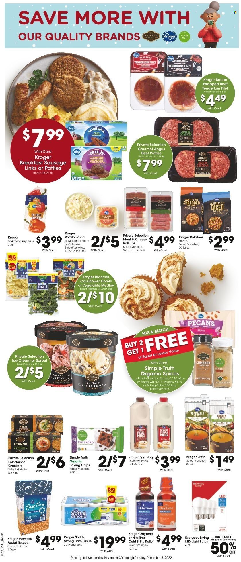 Kroger (GA, IL, LA, MI, OK, SC, TN, TX, VA) Weekly Ad Flyer Specials November 30 to December 6, 2022