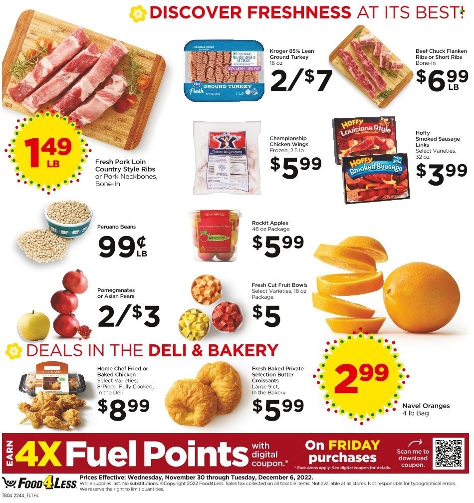 Food 4 Less (CA) Weekly Ad Flyer Specials November 30 to December 6, 2022