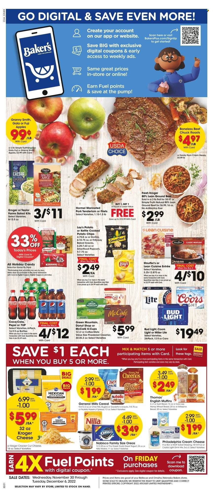 Baker's (NE) Weekly Ad Flyer Specials November 30 to December 6, 2022
