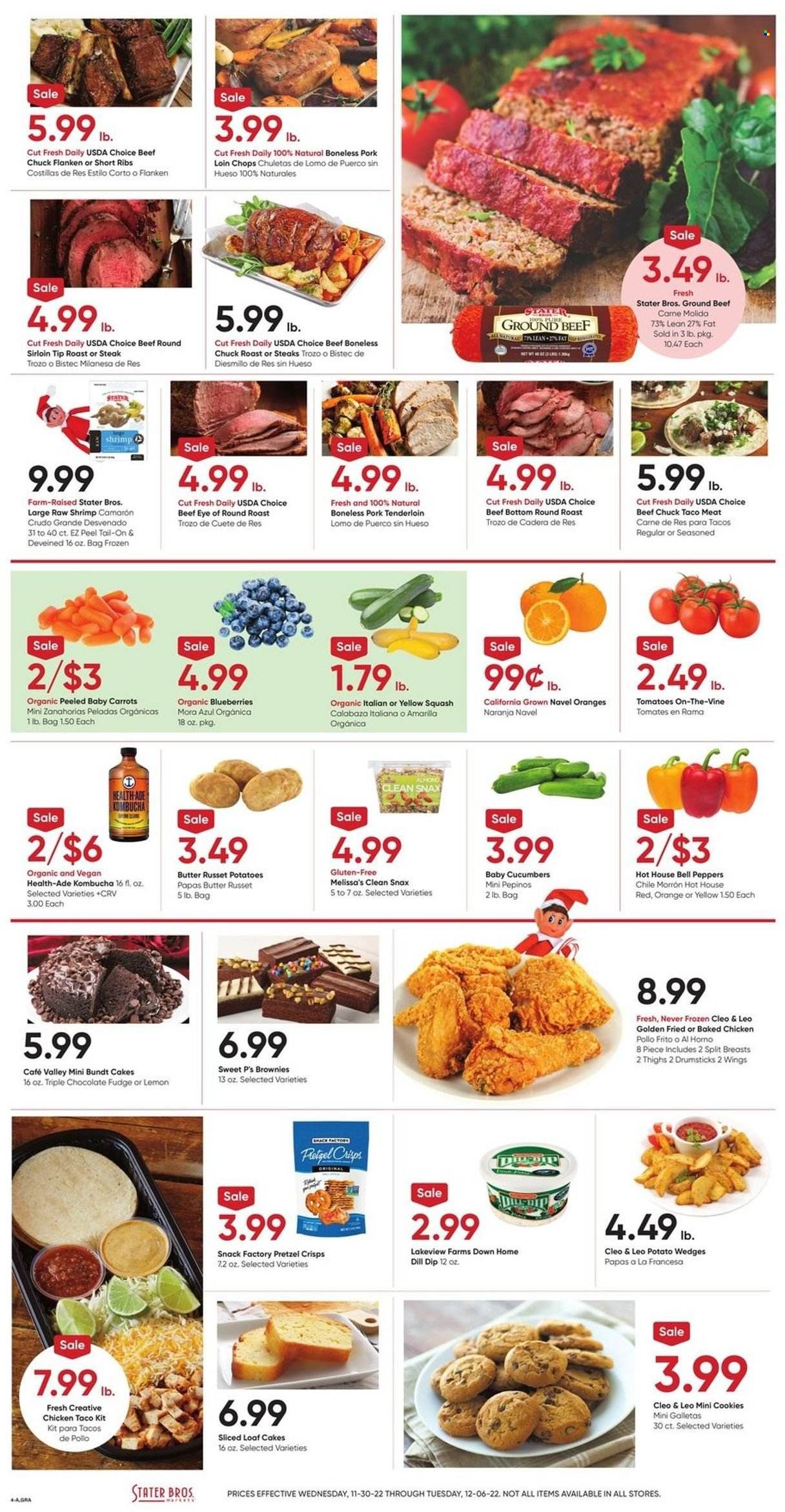 Stater Bros. (CA) Weekly Ad Flyer Specials November 30 to December 6, 2022
