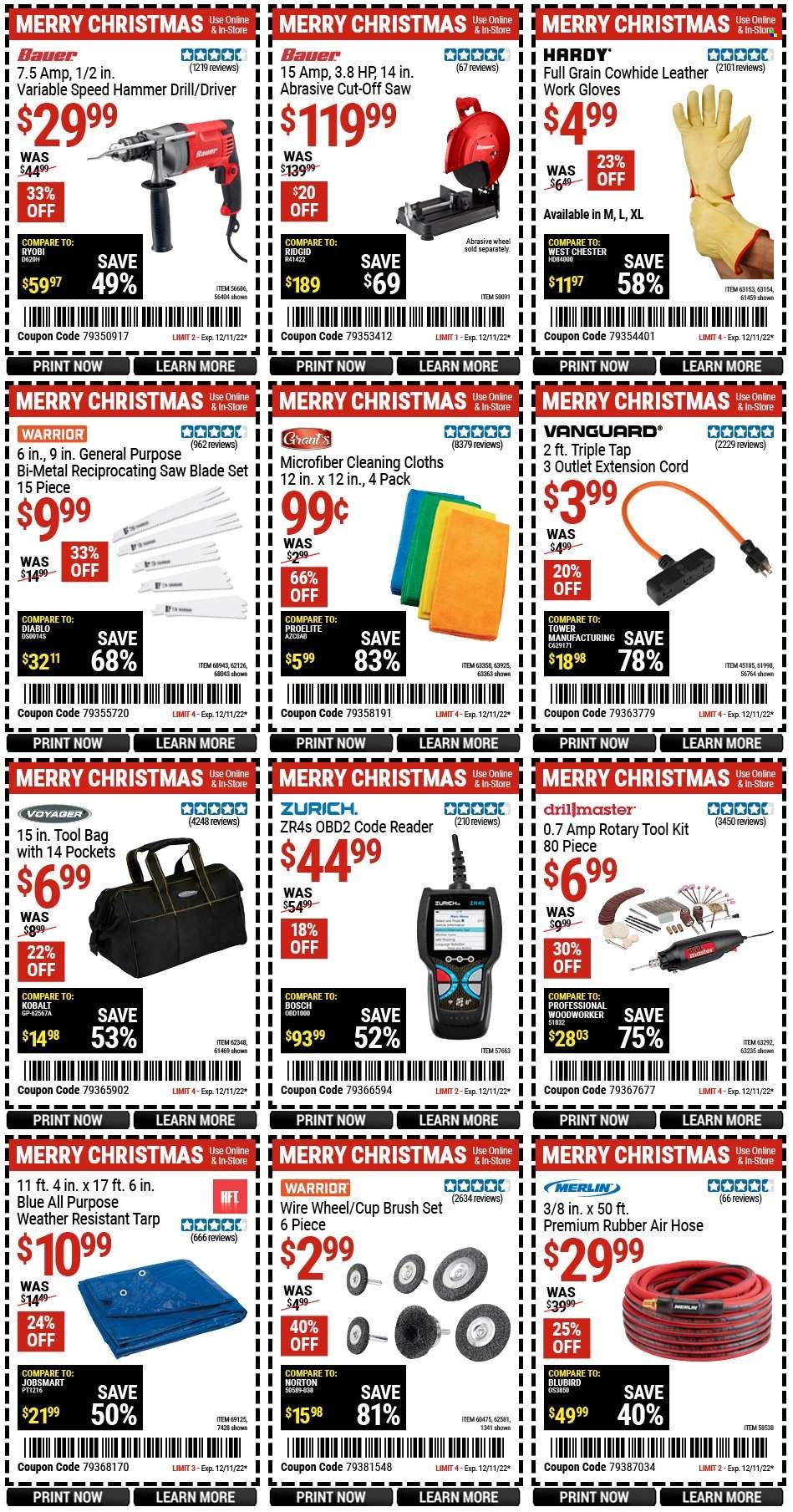 Harbor Freight Weekly Ad Flyer Specials November 29 to December 11, 2022