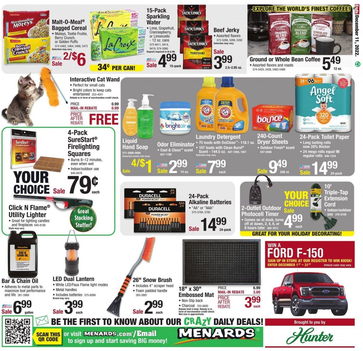 Menards Weekly Ad Flyer Specials November 29 to December 11, 2022