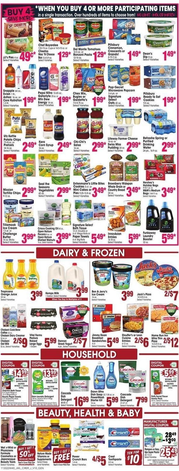 Jewel Osco (IA) Weekly Ad Flyer Specials November 30 to December 6, 2022
