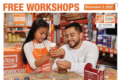 The Home Depot Weekly Ad Flyer Specials November 28 to December 3, 2022