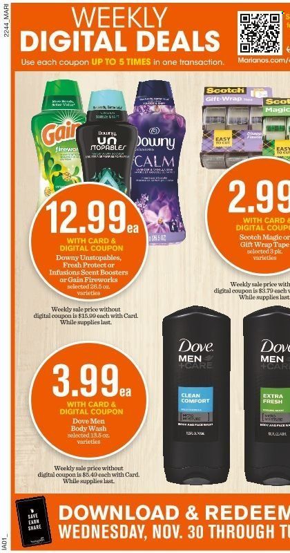 Mariano’s (IL) Weekly Ad Flyer Specials November 30 to December 6, 2022