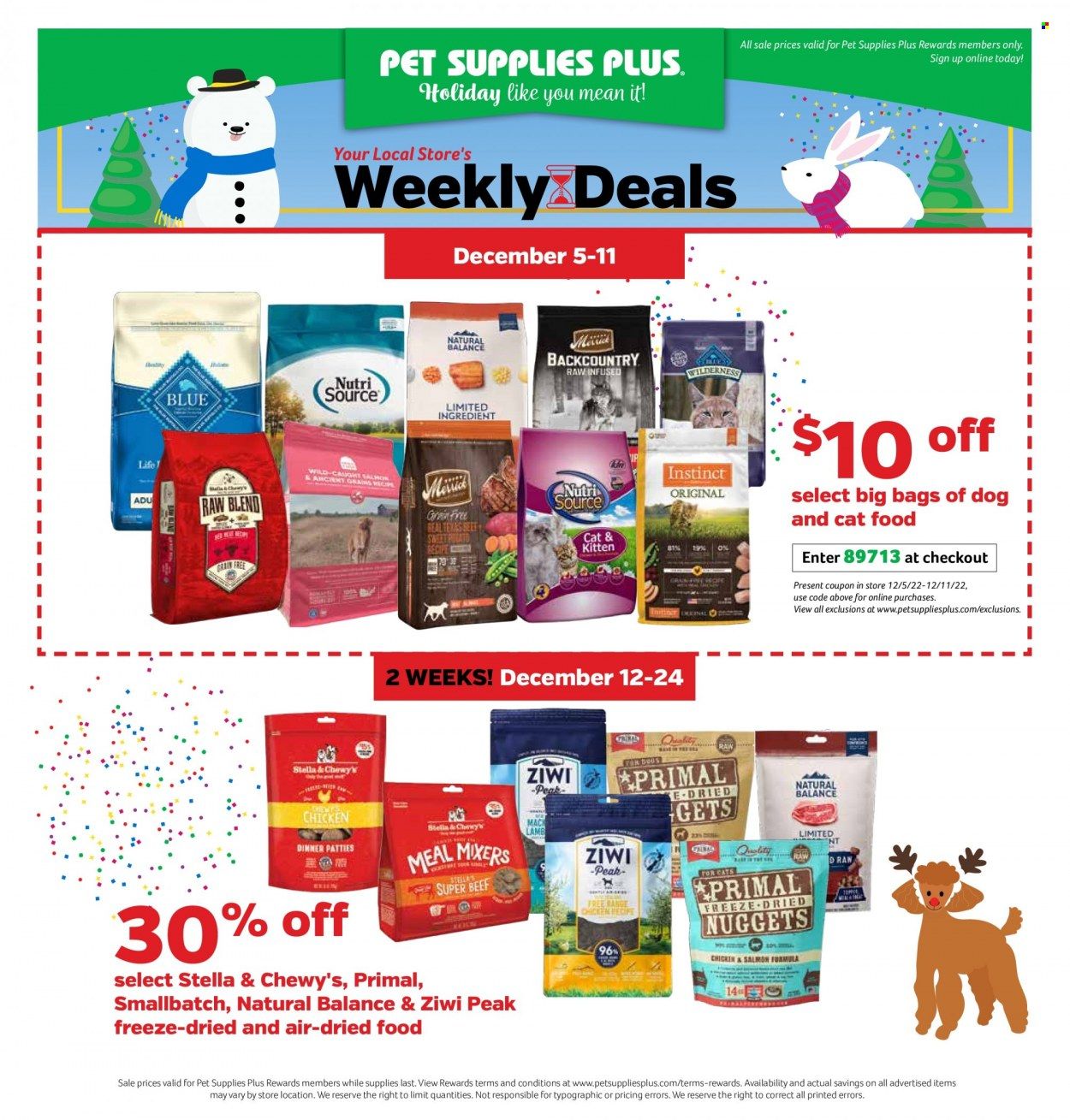 Pet Supplies Plus Weekly Ad Flyer Specials November 28 to December 28, 2022
