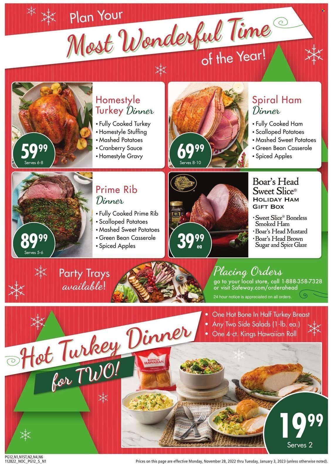 Safeway (CA, HI, OR, WA) Weekly Ad Flyer Specials November 28 to December 3, 2022