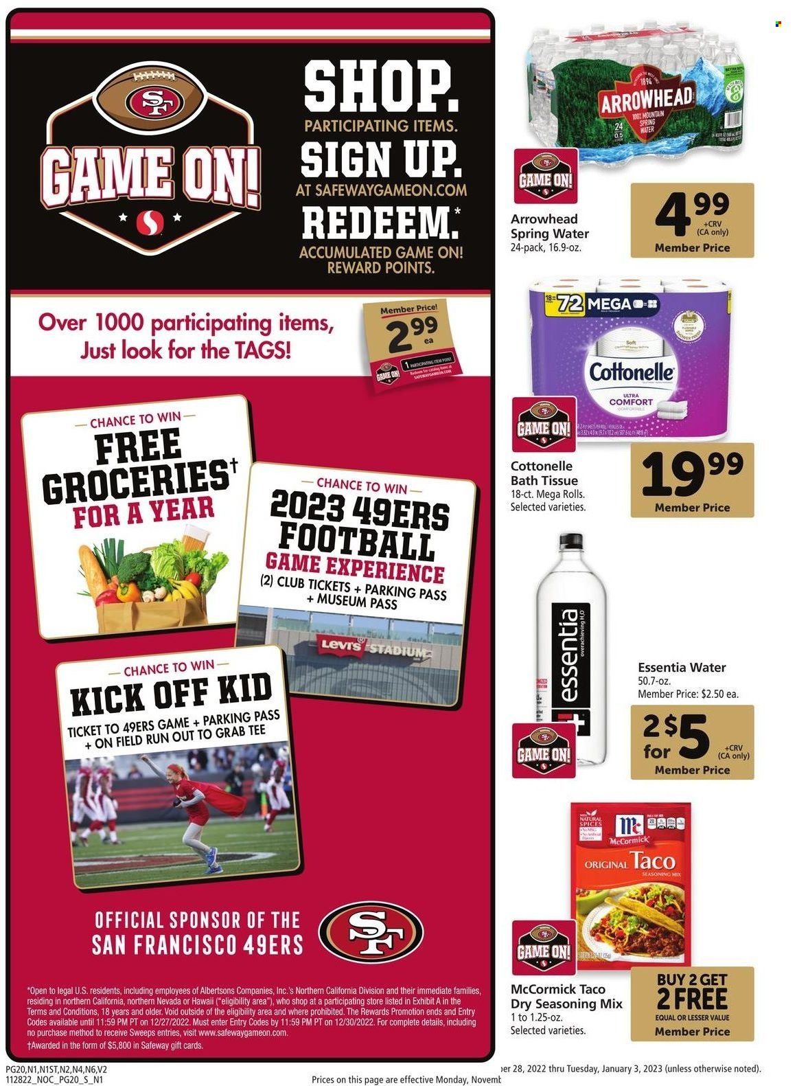Safeway (CA, HI, OR, WA) Weekly Ad Flyer Specials November 28 to December 3, 2022