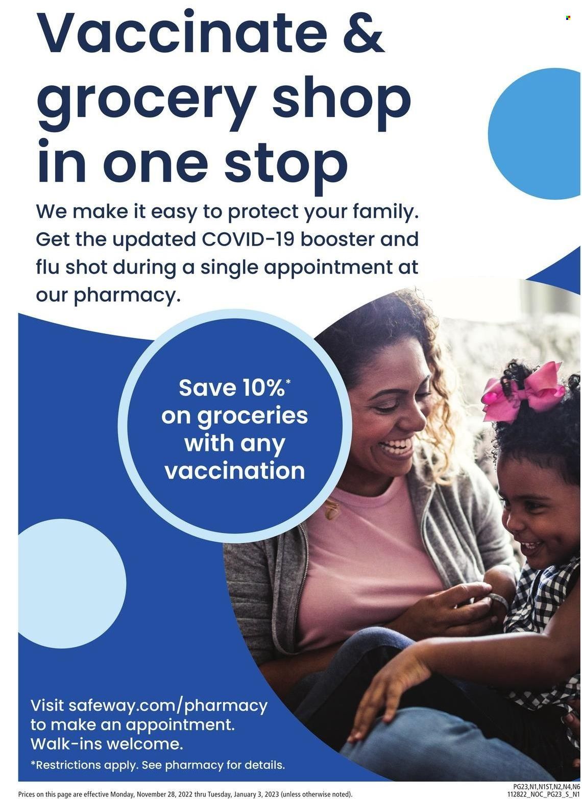 Safeway (CA, HI, OR, WA) Weekly Ad Flyer Specials November 28 to December 3, 2022
