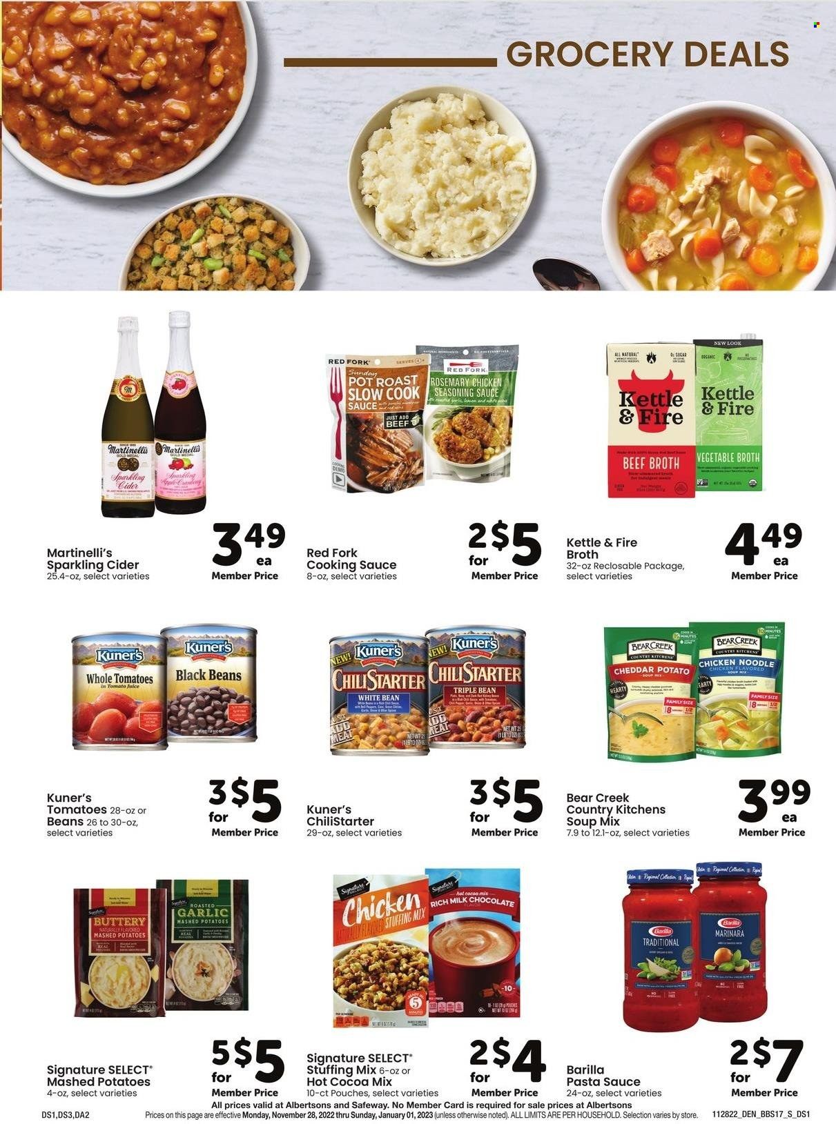 Safeway (SD) Weekly Ad Flyer Specials November 28 to January 1, 2023