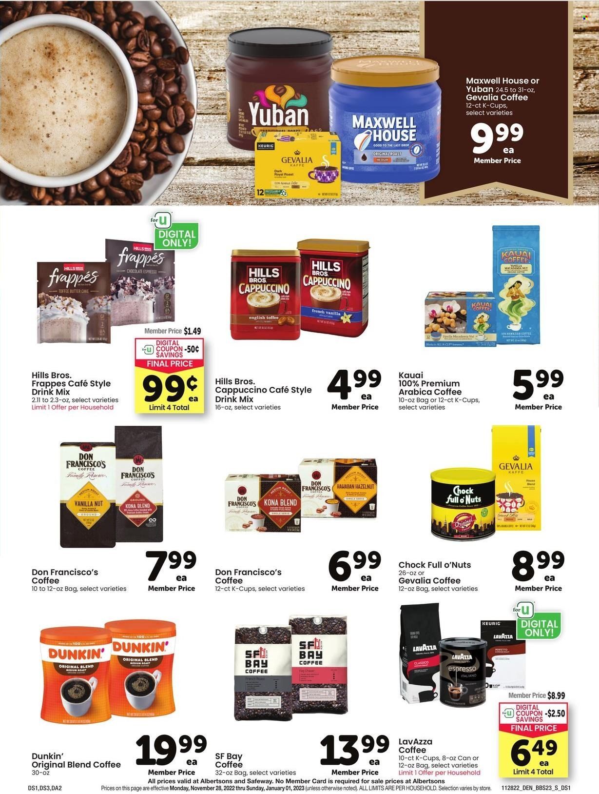 Safeway (SD) Weekly Ad Flyer Specials November 28 to January 1, 2023
