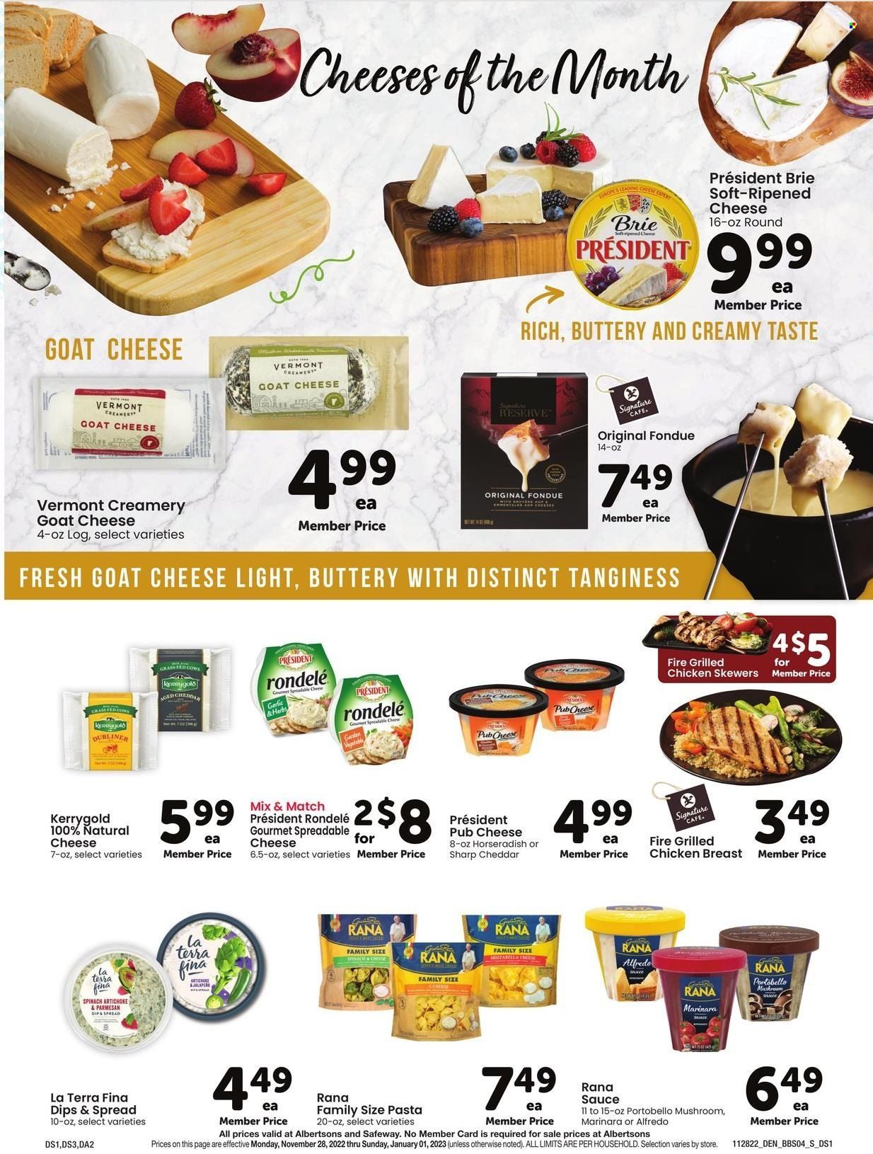 Safeway (SD) Weekly Ad Flyer Specials November 28 to January 1, 2023