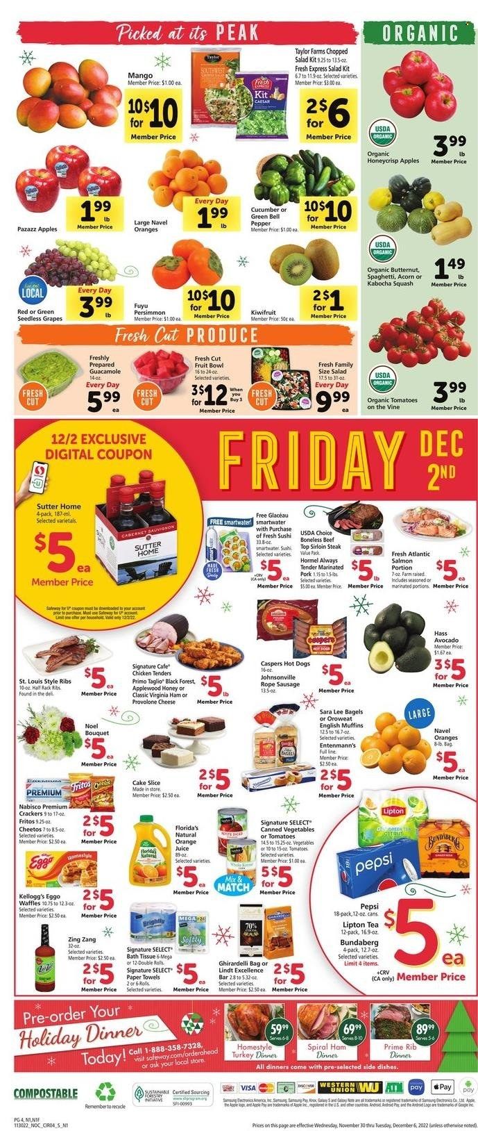 Safeway (AZ, CA, CO, HI, NE, OR, WA) Weekly Ad Flyer Specials November 30 to December 6, 2022