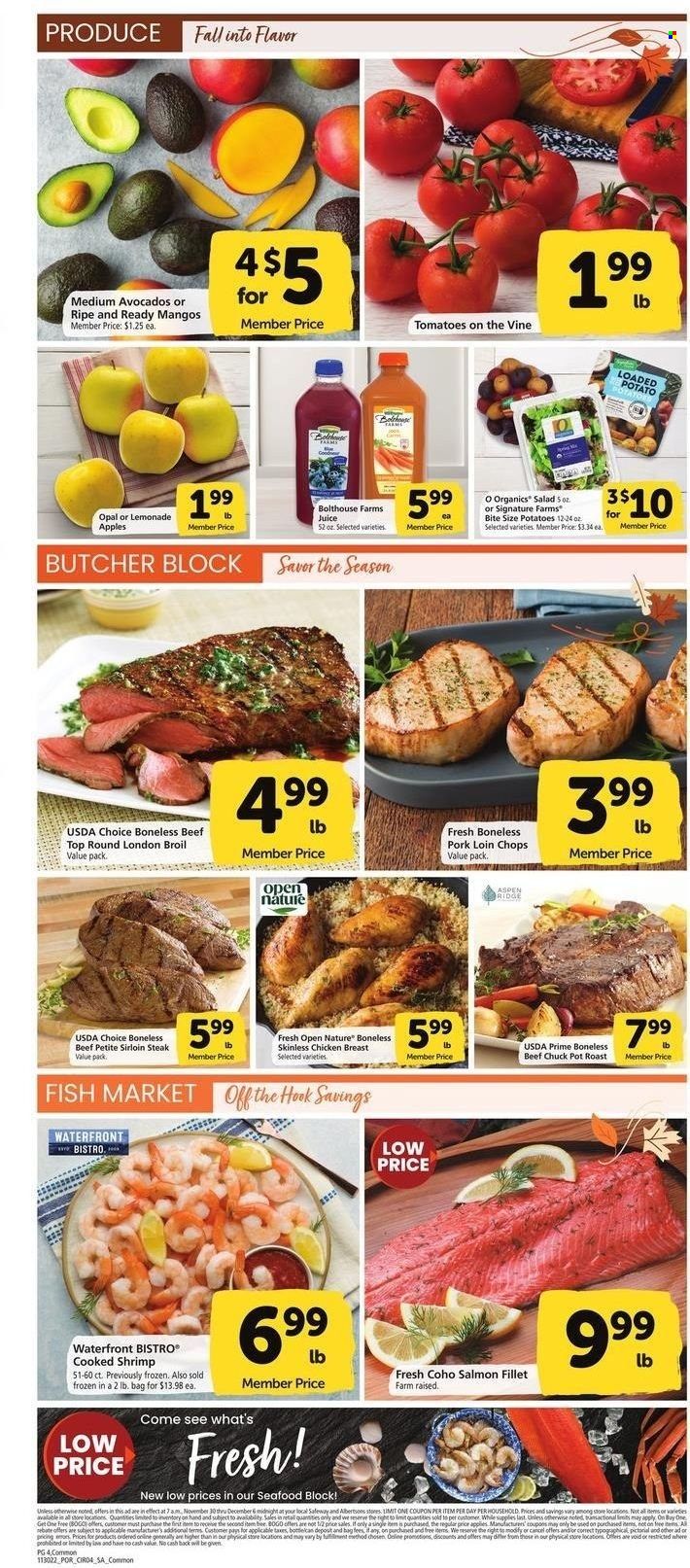 Safeway (SD) Weekly Ad Flyer Specials November 30 to December 6, 2022
