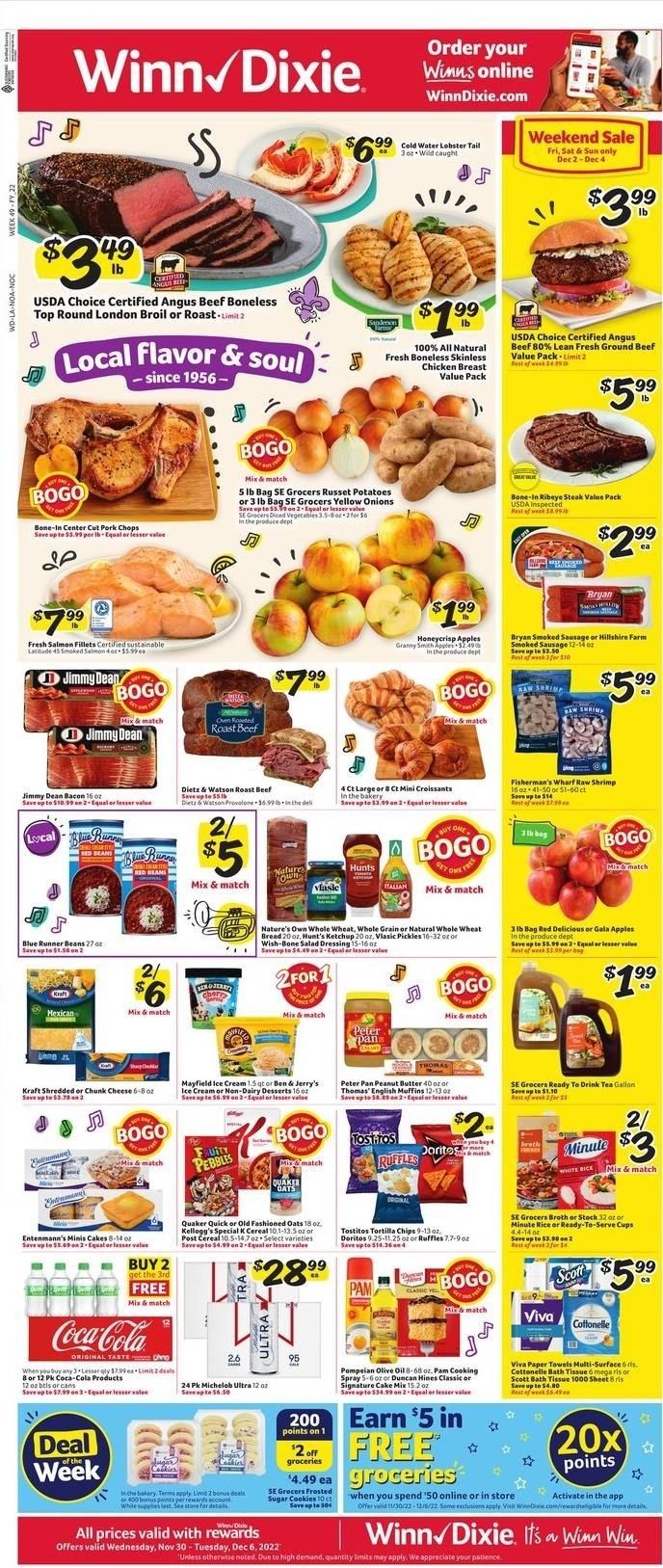Winn Dixie (AL, FL, GA, LA) Weekly Ad Flyer Specials November 30 to December 6, 2022