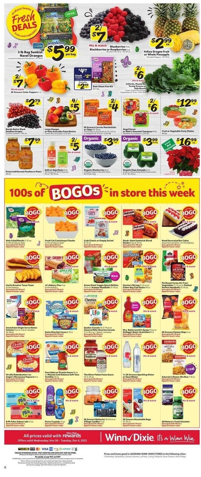 Winn Dixie (AL, FL, GA, LA) Weekly Ad Flyer Specials November 30 to December 6, 2022
