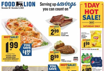 Food Lion (MD) Weekly Ad Flyer Specials November 30 to December 6, 2022