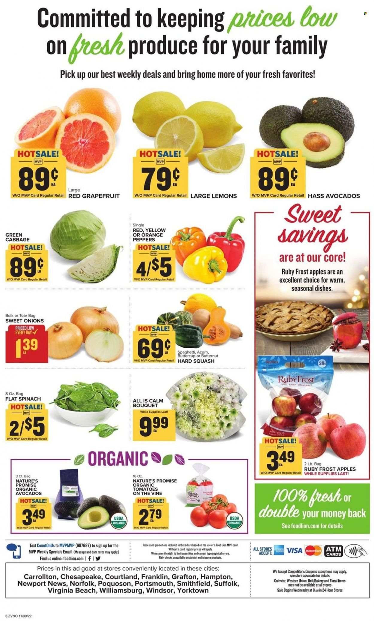 Food Lion (VA) Weekly Ad Flyer Specials November 30 to December 6, 2022