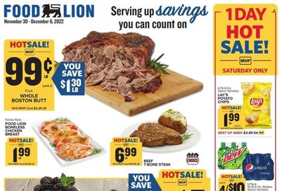 Food Lion (NC) Weekly Ad Flyer Specials November 30 to December 6, 2022
