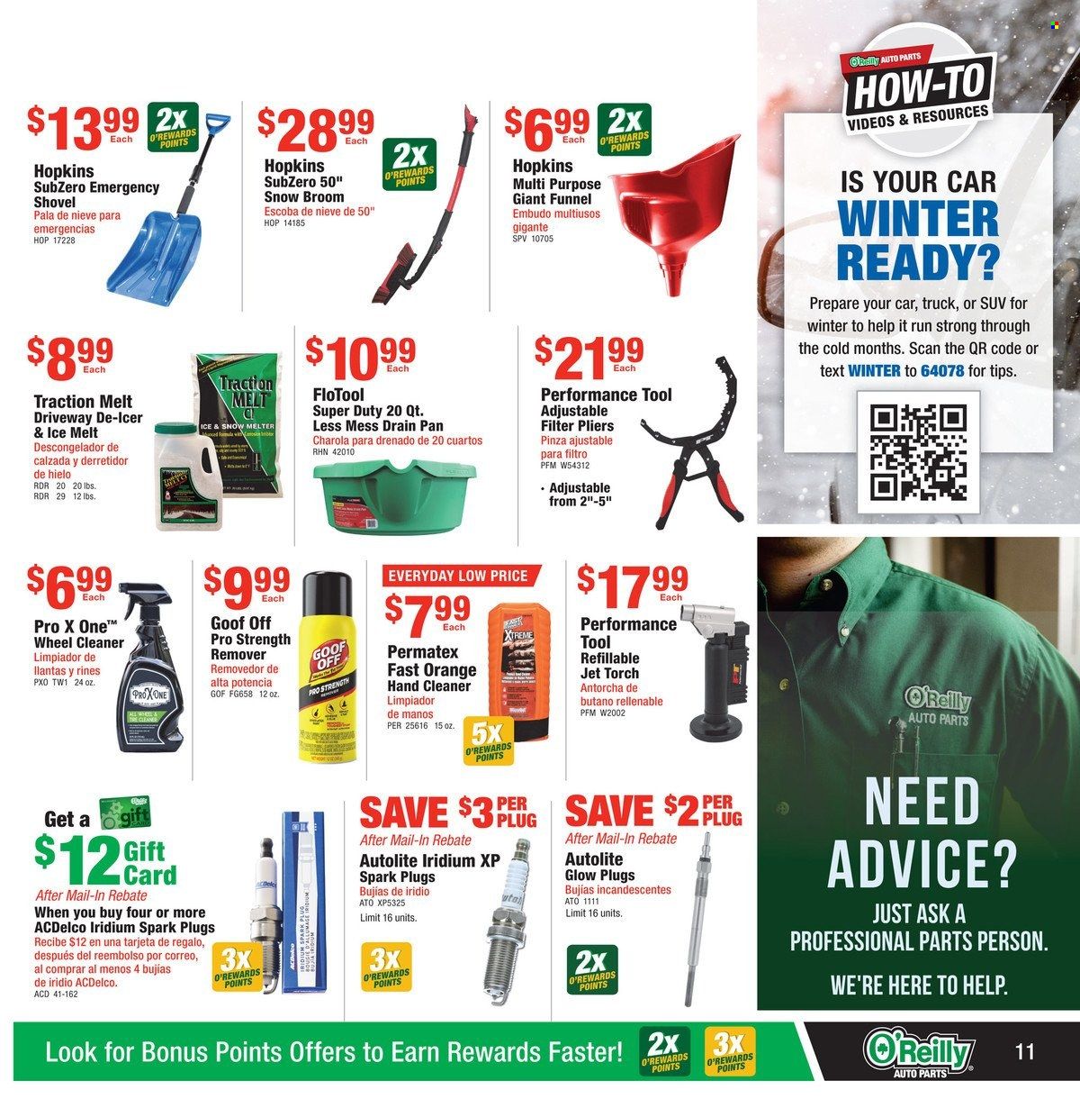 O'Reilly Auto Parts Weekly Ad Flyer Specials November 30 to December 27, 2022