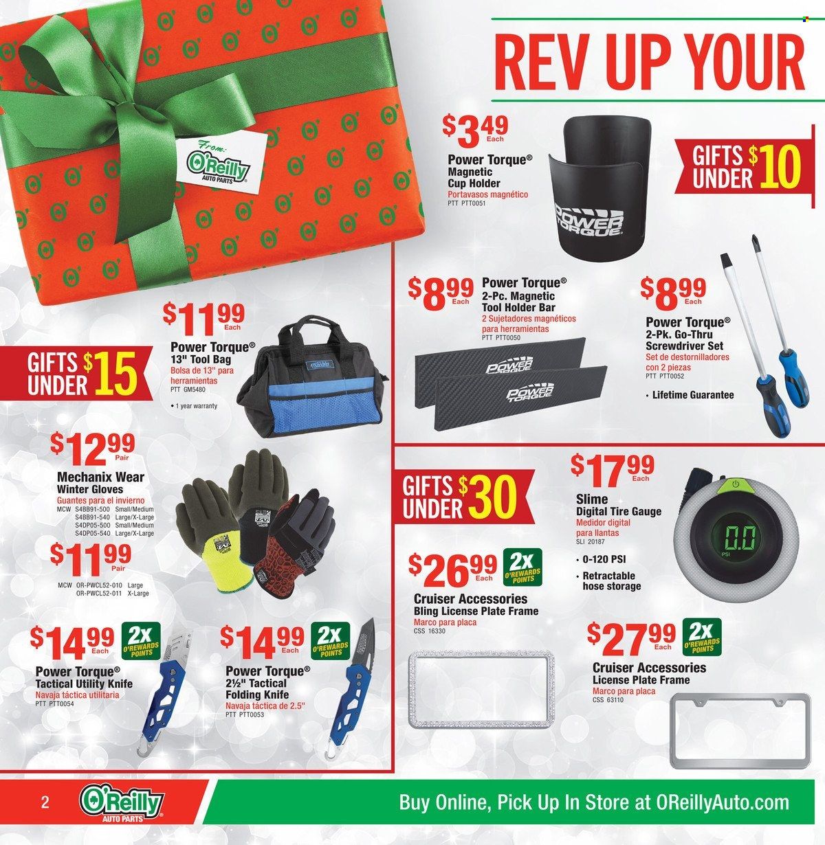 O'Reilly Auto Parts Weekly Ad Flyer Specials November 30 to December 27, 2022