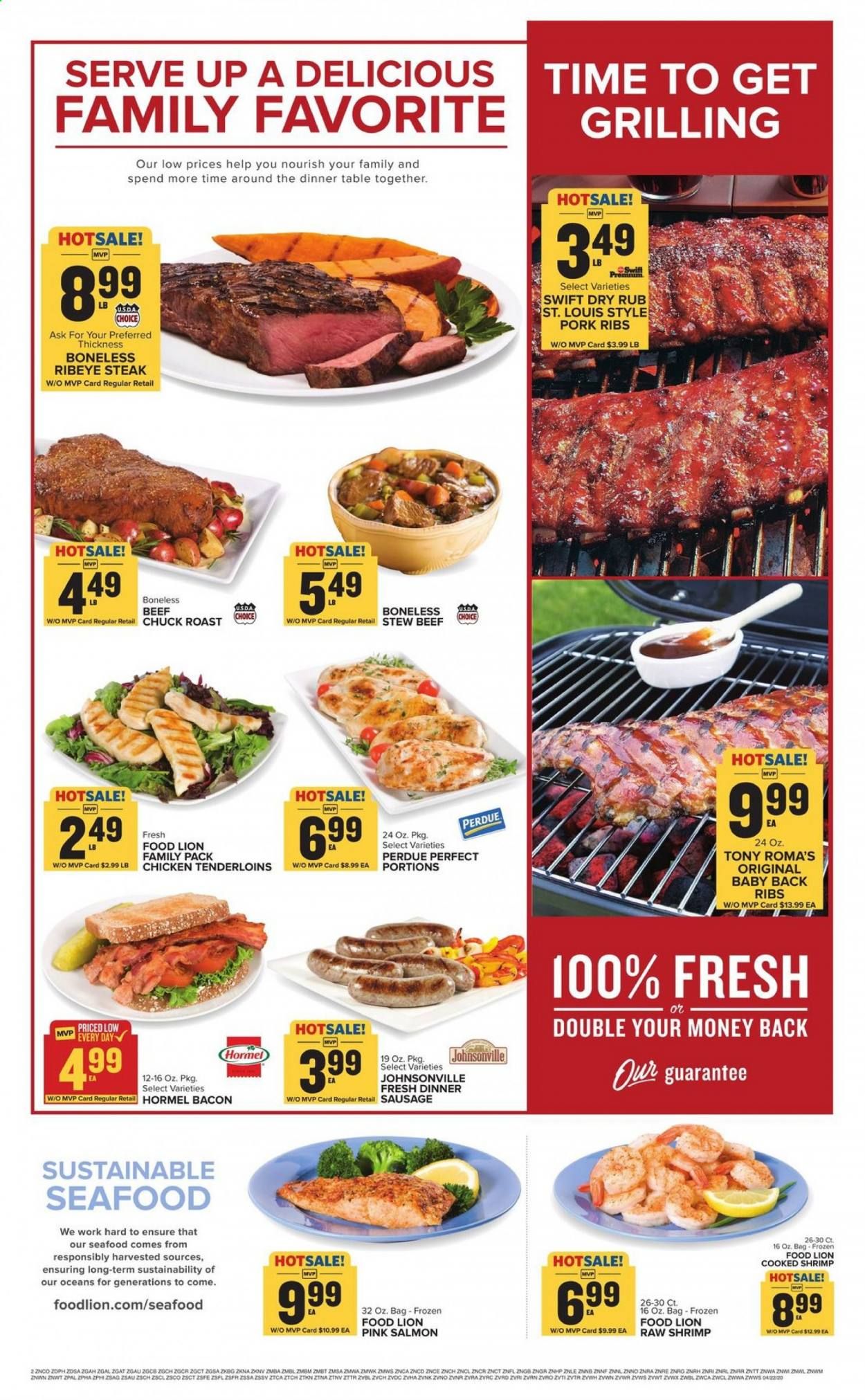 Food Lion Weekly Ad & Flyer April 22 to 28