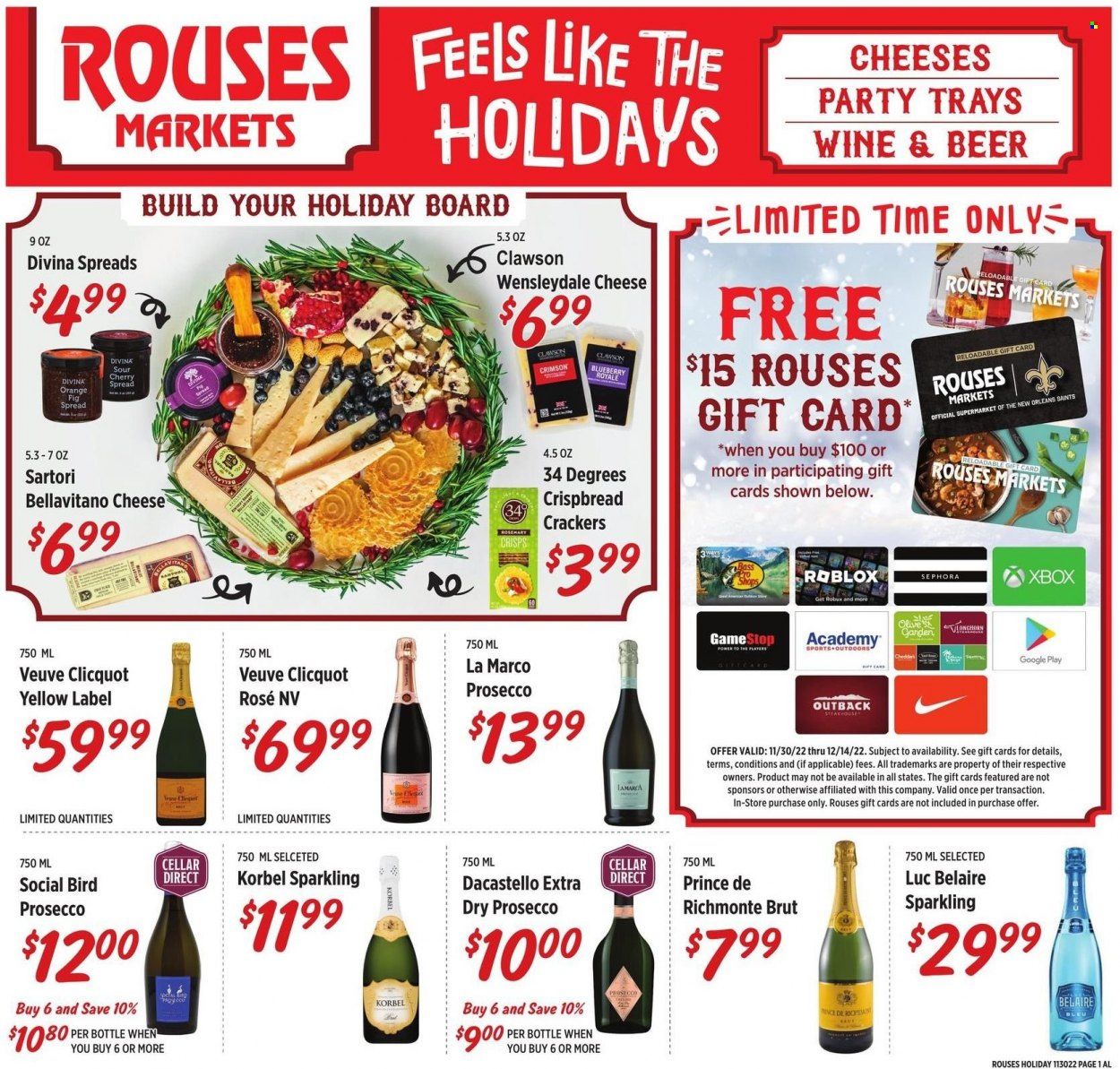 Rouses Markets (AL, LA, MS) Weekly Ad Flyer Specials November 30 to December 7, 2022