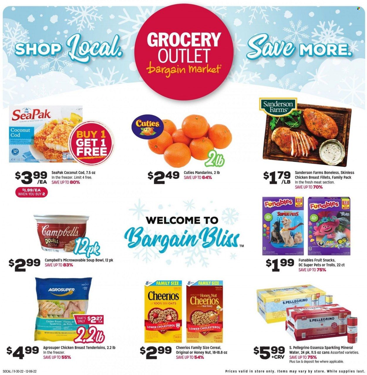 Grocery Outlet (CA, ID, OR, PA, WA) Weekly Ad Flyer Specials November 30 to December 6, 2022